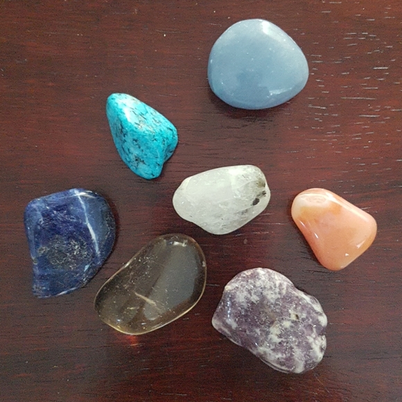Hand Crafted Other - 7 Various Healing Chakra Stones